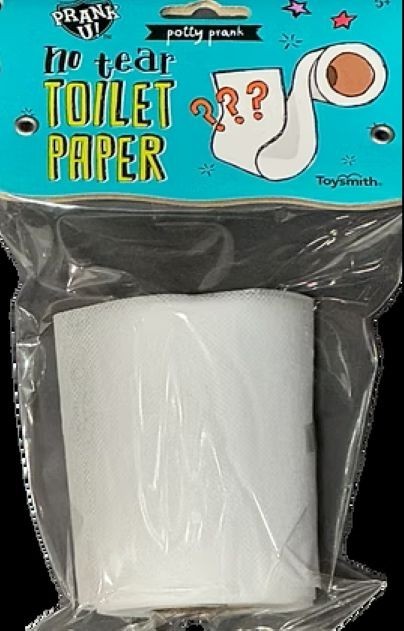 No Tear Toilet Paper - Practical Joke Trick – Fake Unrippable TP Roll