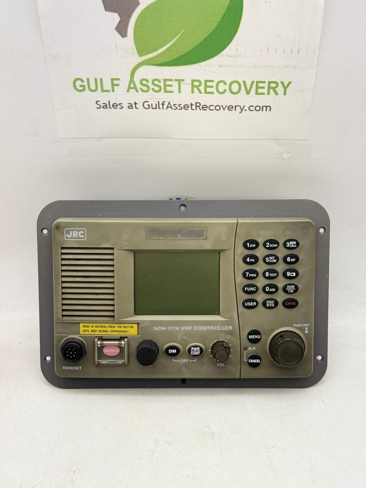 JRC NCM-1770 VHF Controller w/ Flush Mount Bracket (Used)