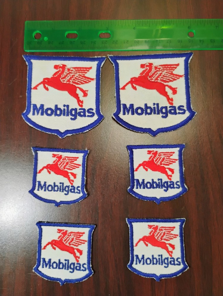 Mobiloil (6) Pc. Patch Set Nos