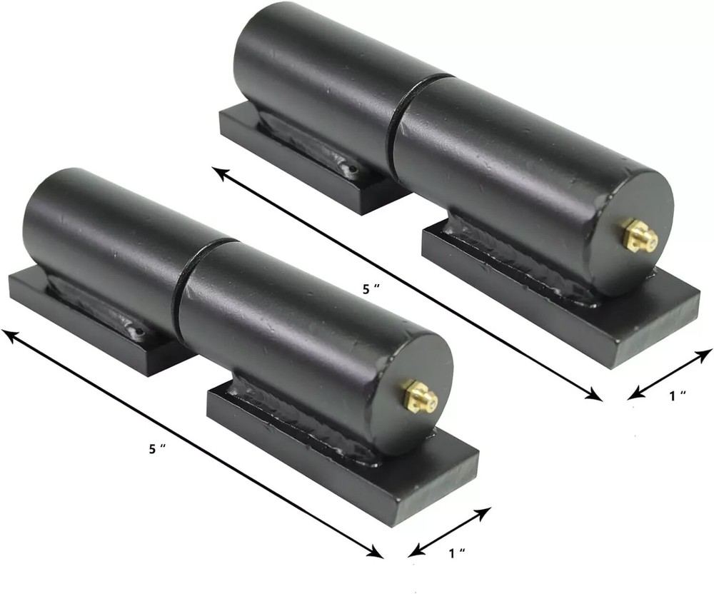 5" Heavy Duty Weldable Barrel Gate Hinges | 2 Pieces