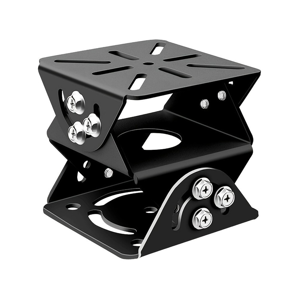 CCTV Security Camera 3-Axis Joint Mount, Metal Universal Joint Brack (Black)