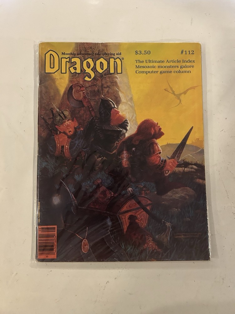 TSR: Dragon Magazine: Issue 112