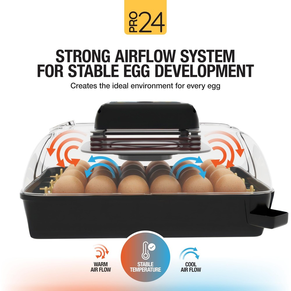 Hatching Time Pro24 Automatic Egg Incubator for Hatching Eggs – Digital Ch