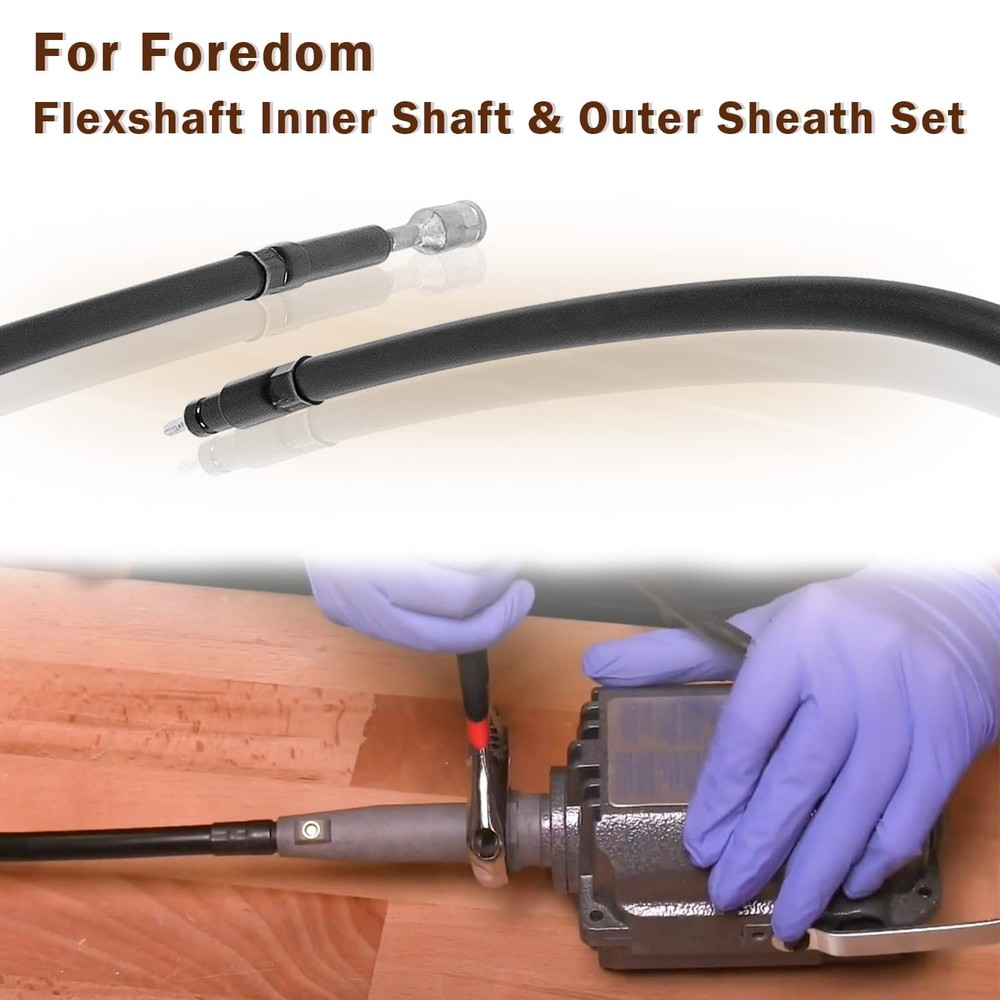 Replacement for Foredom Flexshaft Inner Shaft & Outer Sheath Set for CC LR S ...