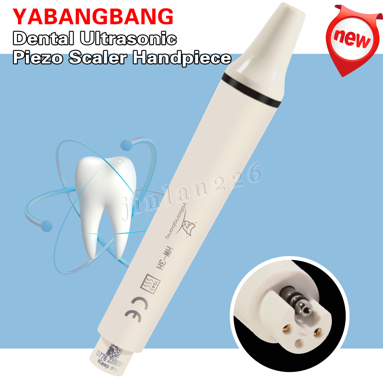 Dental Piezo Ultrasonic Scaler Handpiece fits EMS WOODPECKER Cavitron 135℃ HW-3H