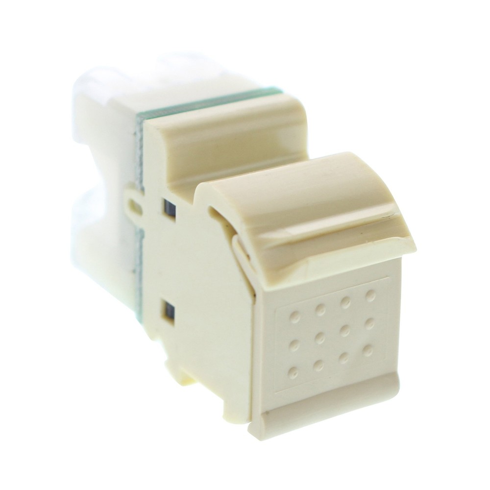Siemon MX6-20 Max-Module Cat6 UTP Angled Data Jack Insert, Ivory