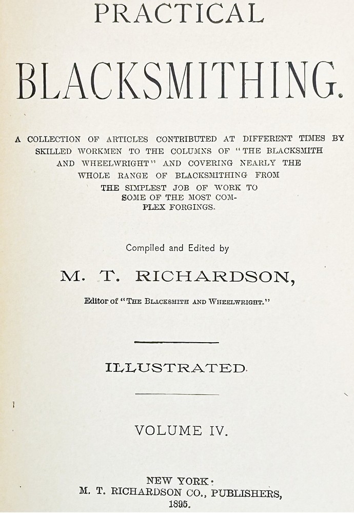 PRACTICAL BLACKSMITHING Blacksmith ANTIQUE TOOLS Anvil IRON Hammer Forge FARRIER