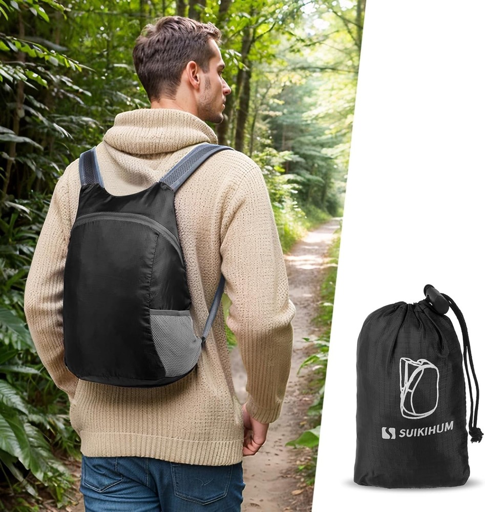 20L Ultra Hiking-Daypack Lightweight Foldable Travel Packable Backpack for Ca...