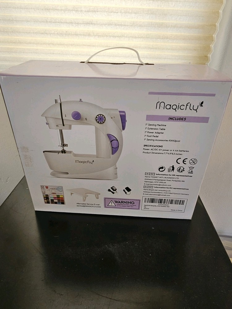 Magicfly Mini Dual Speed Sewing Machine Beginner with Extension Table