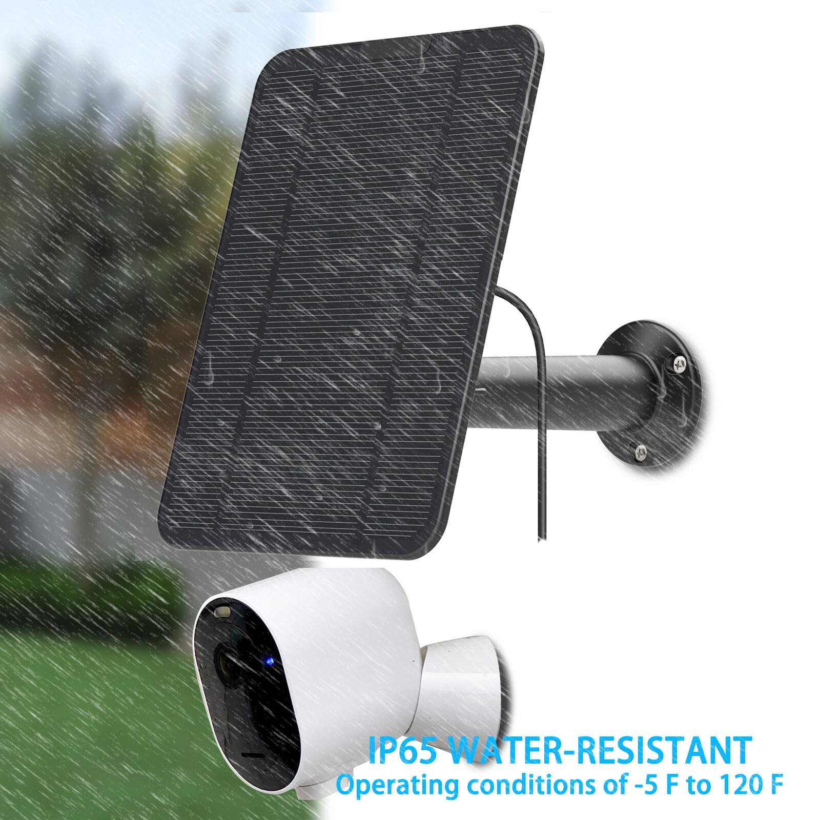 Solar Panel for Arlo Ultra / Ultra 2 / Pro 3/ Pro 4 /Pro 3 Floodlight/Go 2 4W