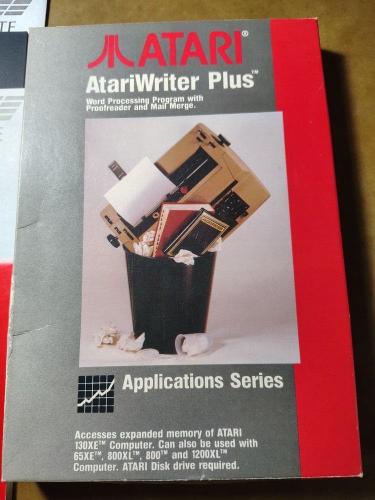 Atari WRITER PLUS 800/XL/XE Disk NEW Open Box