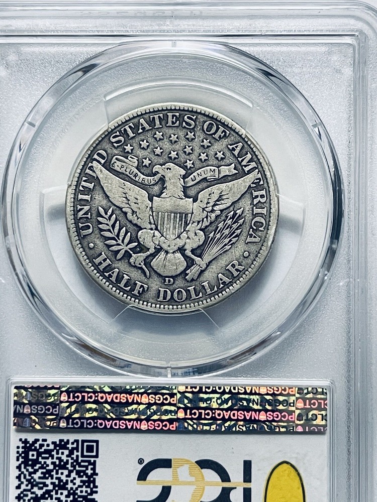 1908-D Barber Half Dollar PCGS F12