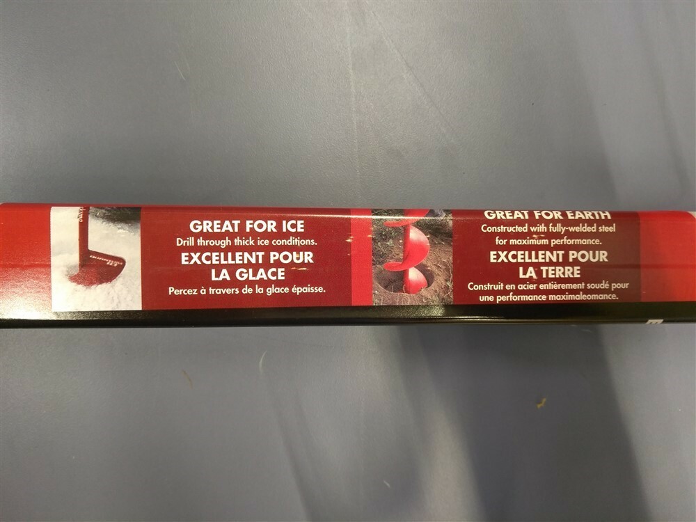 Earthquake Eskimo EXT18 Ext18 Auger Extension, 18" Auger Extension, Red/Black