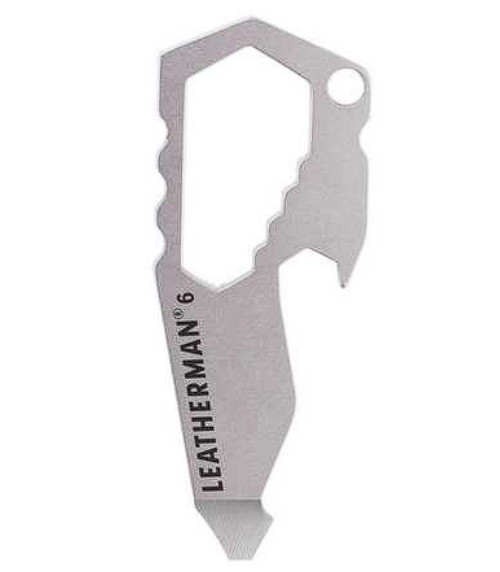 Leatherman 832121 By The Number Pocket Travel Tool #6 Multi Stainless Keychain