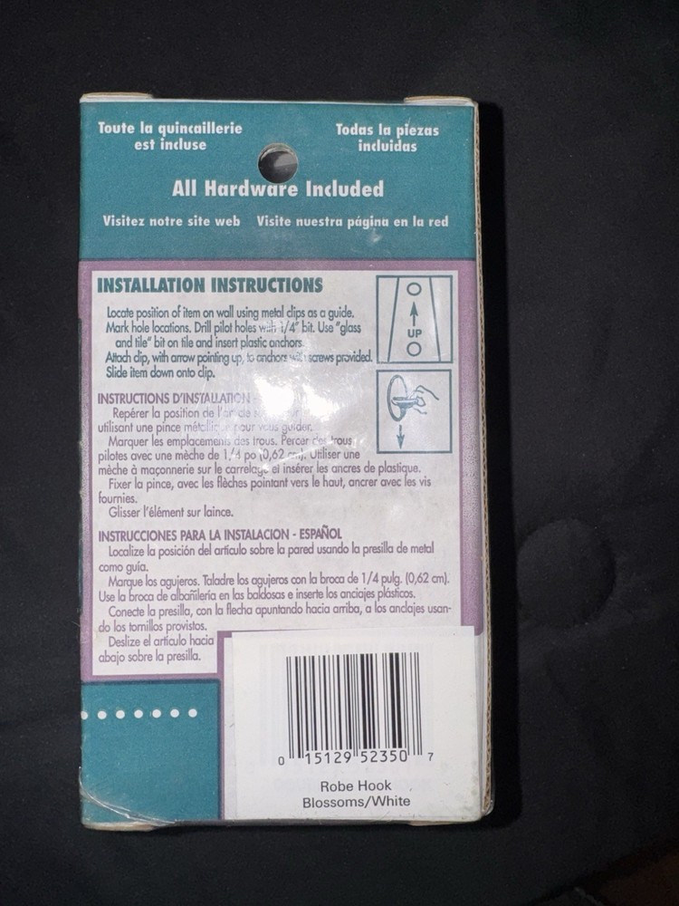 lenape porcelain Robe Hook