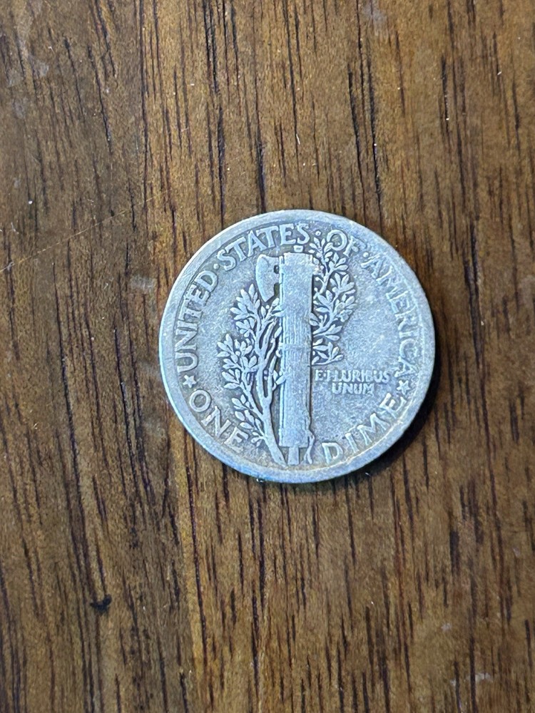 1917 Mercury Dime VG