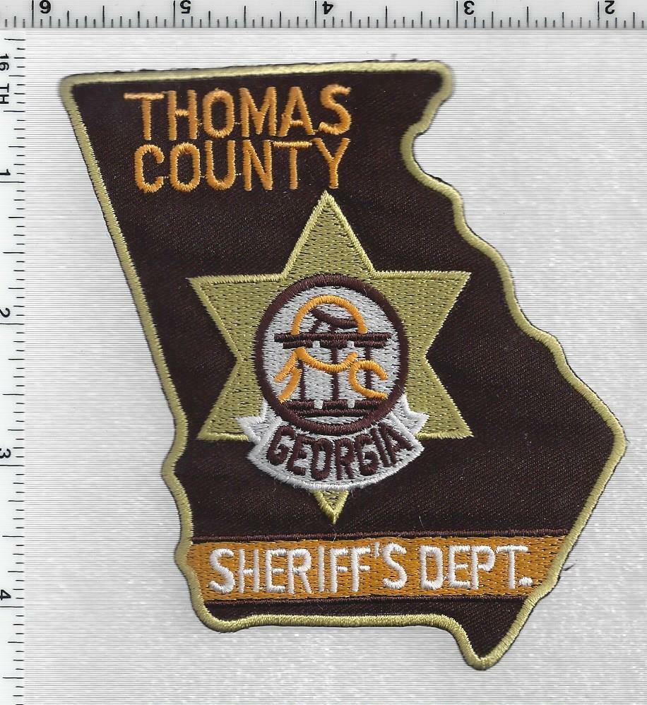 Thomas County Sheriff's Dept. (Georgia) 2nd Issue Shoulder Patch