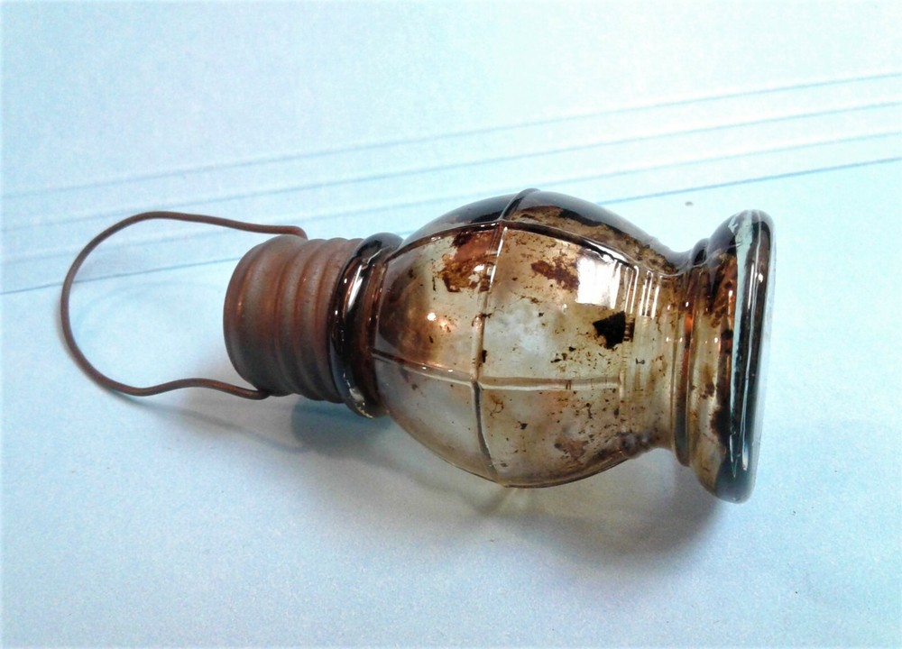 Antique Toy Lantern Glass Candy Container