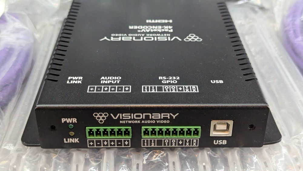 🔥New🔥 Visionary Solutions Network Audio Video PacketAV 4K-Encoder (DuetE-2)