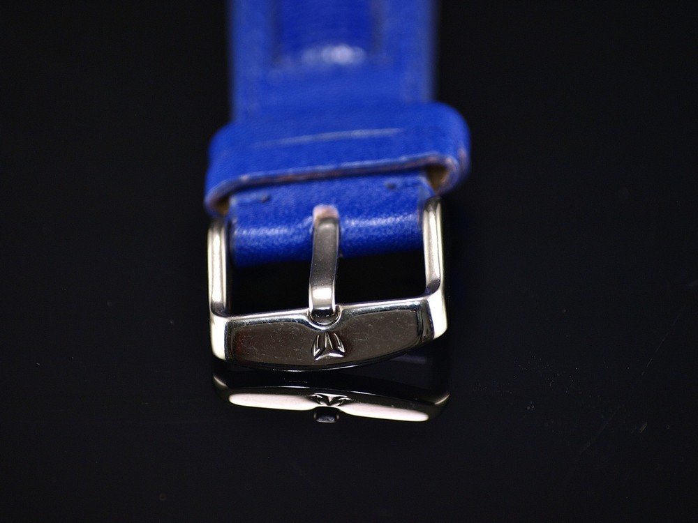 Authentic TechnoMarine Butterfly Genuine Leather Strap W/ Buckle