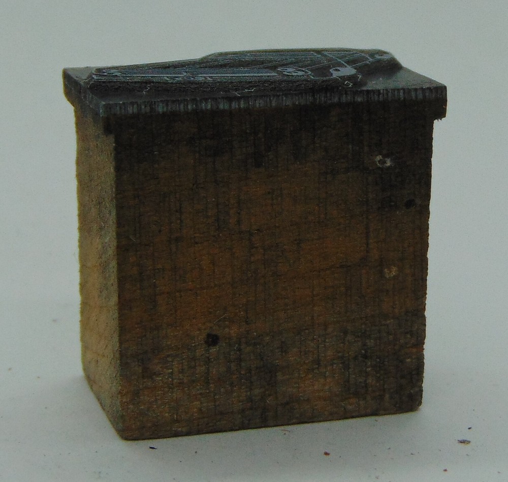 Printing Letterpress Printers Block Old 2 Door Car