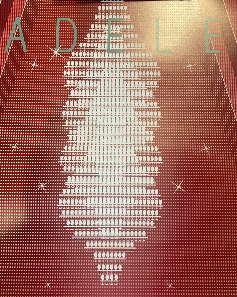 Weekends with Adele 2023 Concert Poster Caesars Palace Vegas Colosseum 3/17-3/18