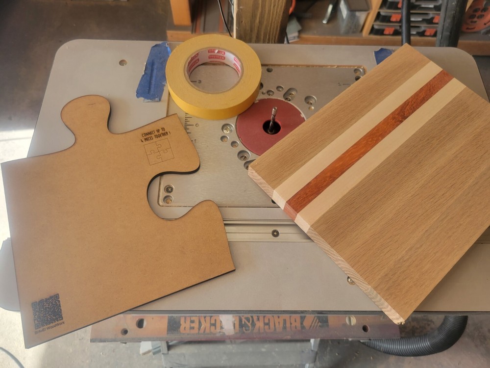Curved Paddle Router Template