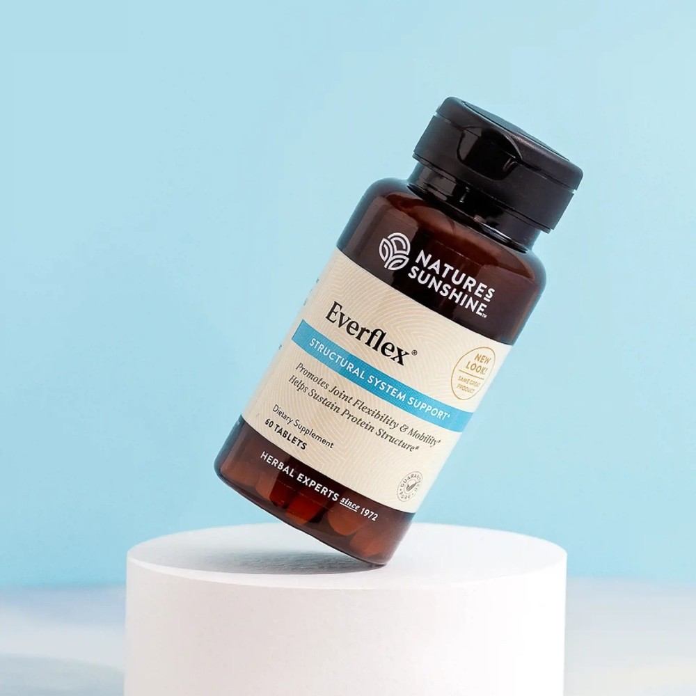 NATURE'S SUNSHINE EverFlex w/ Hyaluronic Acid - Structural system support (60CT)