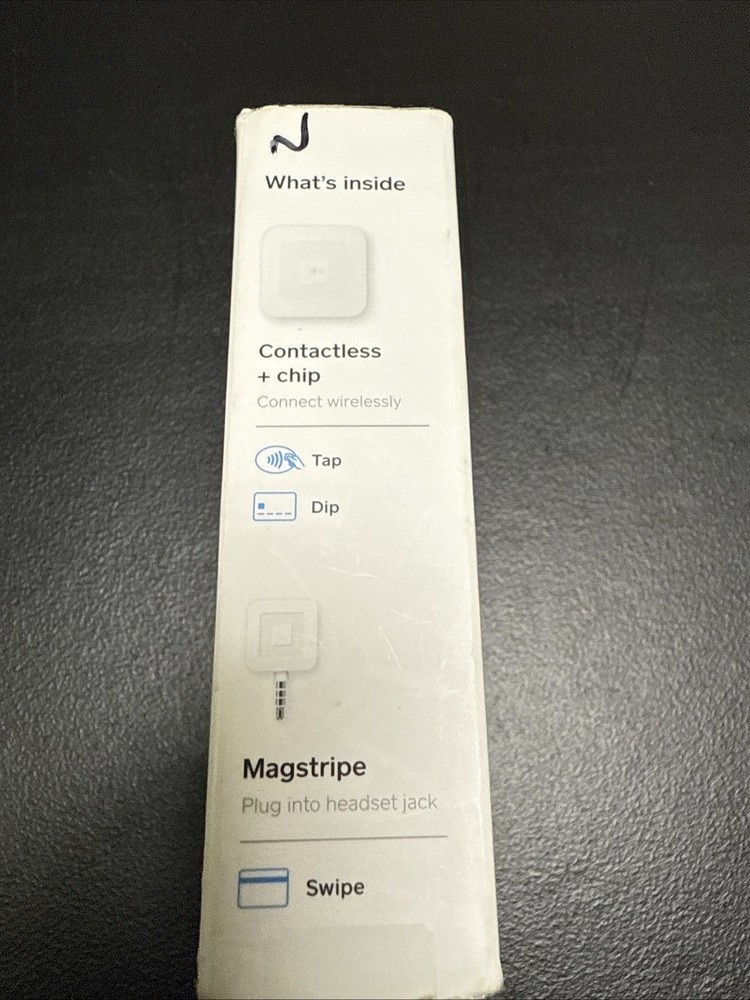 Square Contactless & Chip Credit Card Reader Bluetooth iOS Android A-SKU-0636