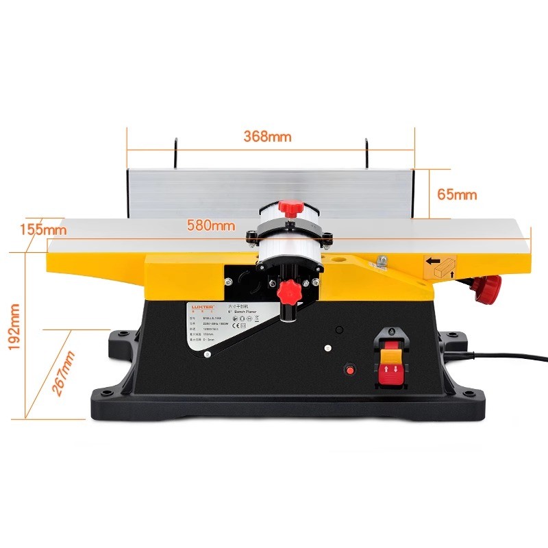Benchtop Woodworking Planer Power Tools Woodworking Multi-function Electric Plan