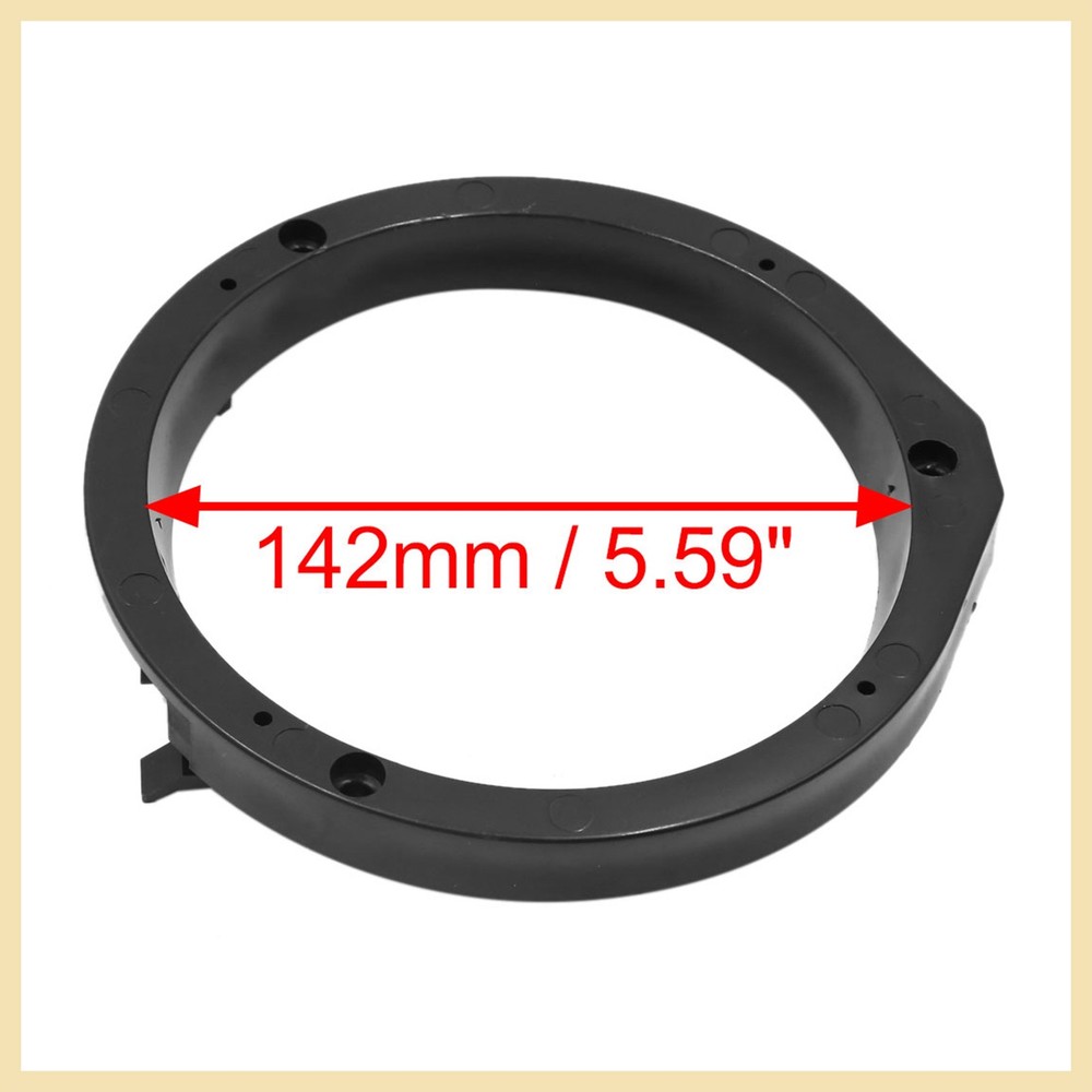 6.5" Solid Car Stereo Speaker Spacer Mount Adapter Ring Bracket for Honda