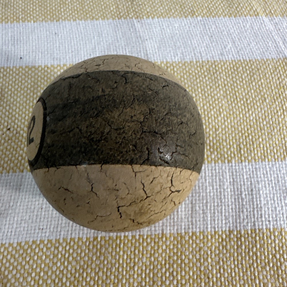 12 Ball From Pool Table Very Old