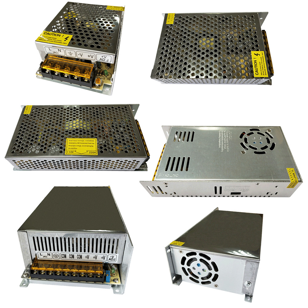 AC- DC 5V 12V 24V Switch Power Supply Driver Adapter Transformer LED Strip Light