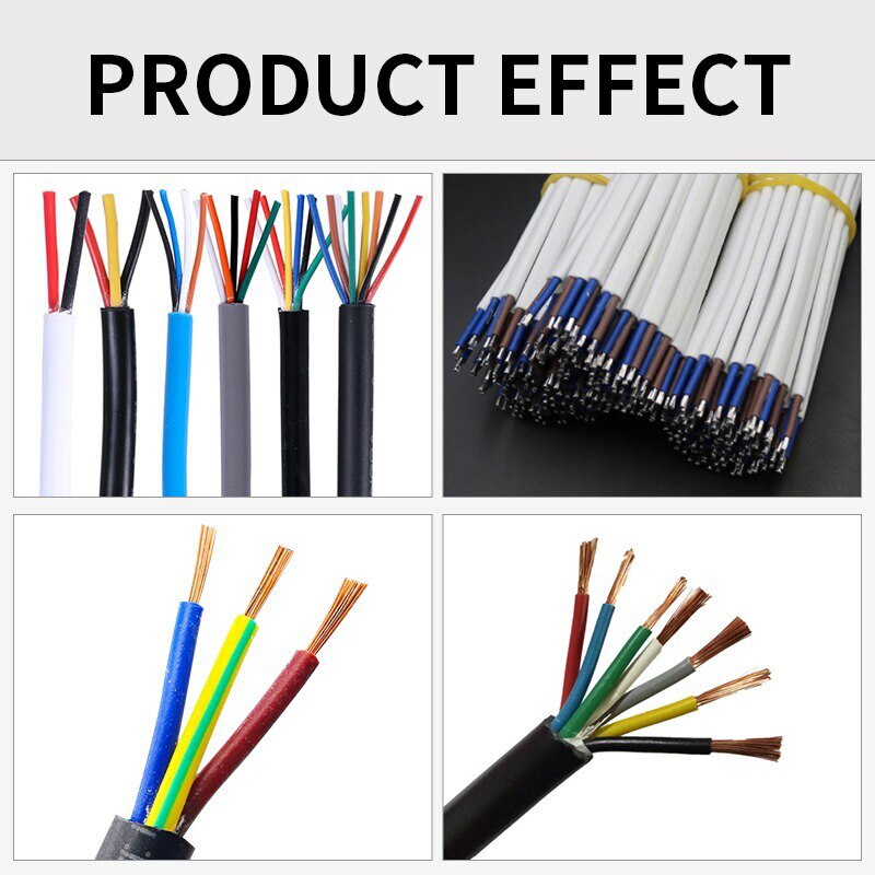 1-20mm Induction Pneumatic Peeling Machine, Cable Solid Wire Stripping Machine