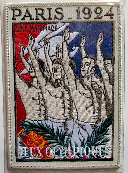1924 SUMMER OLYMPICS VIII PARIS ~ OLYMPIC GAMES PATCH Willabee & Ward PATCH ONLY