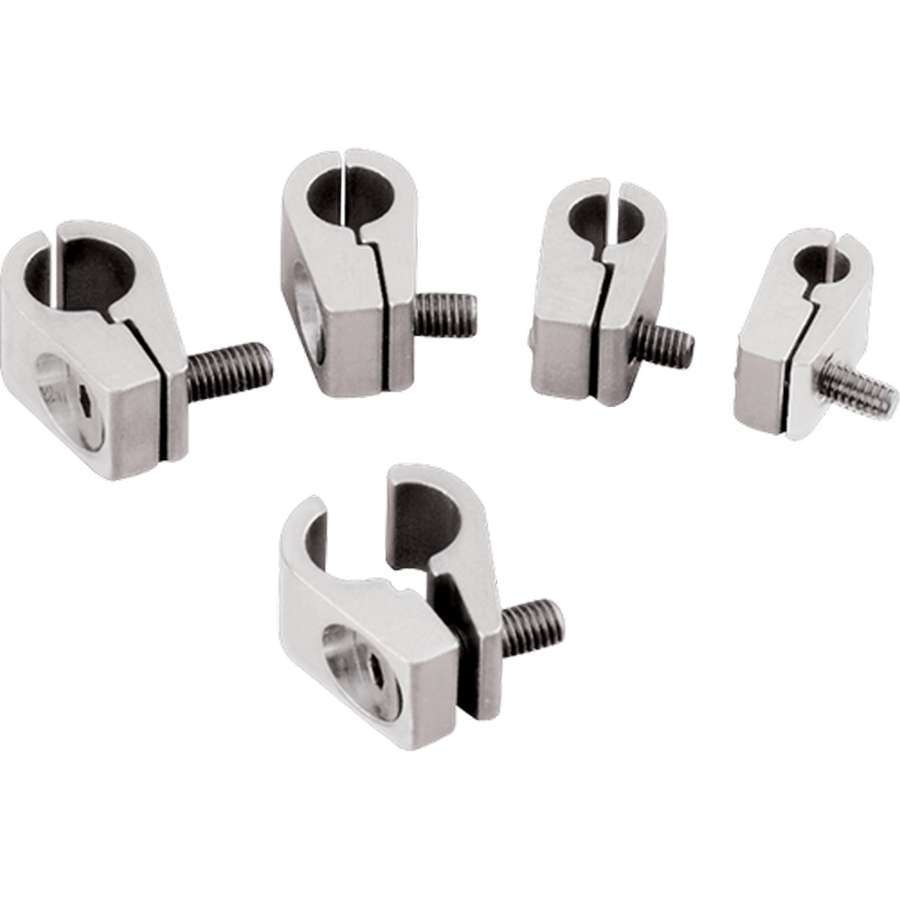 Billet Specialties 65110, Set of 4 Aluminum Line Clamps 3/16In (4Pk) Performance