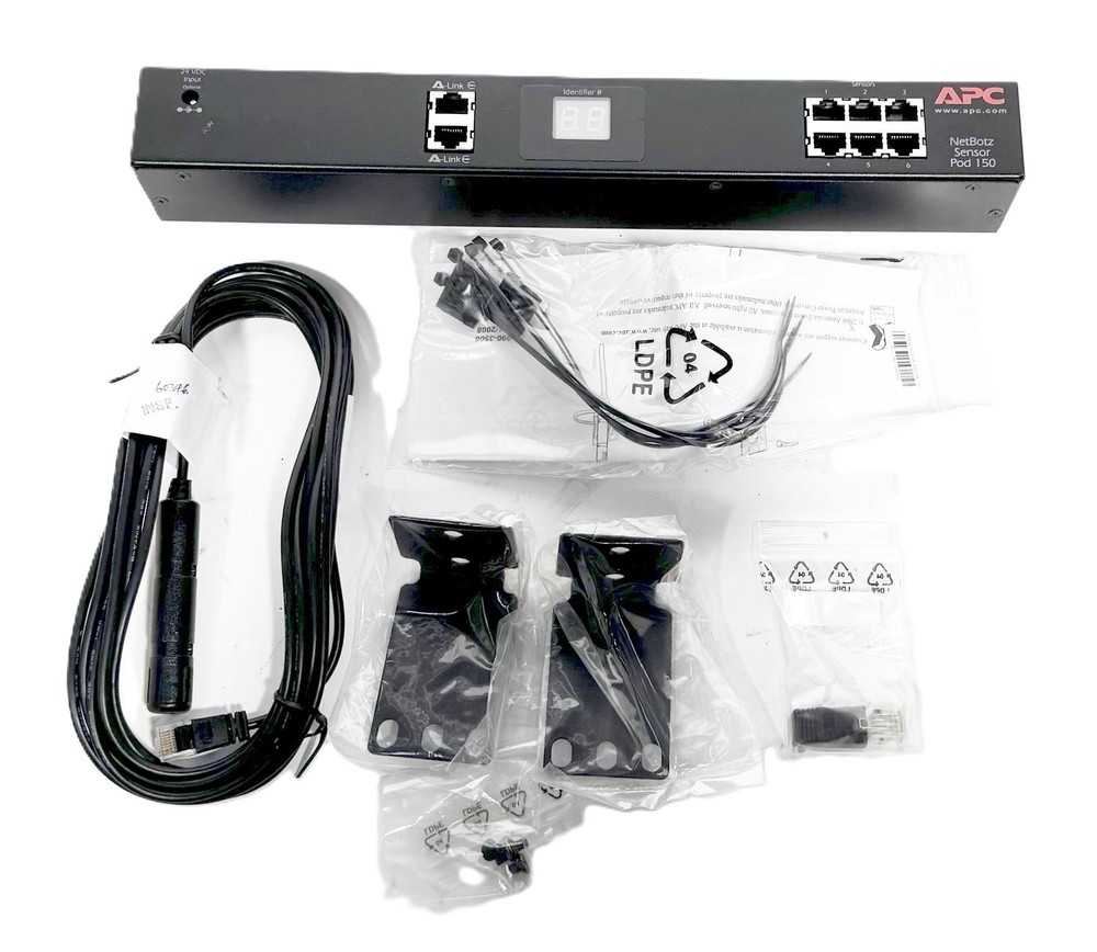 APC NBPD0150 1U Rack Mount Pod NetBotz 150 Rack Sensor