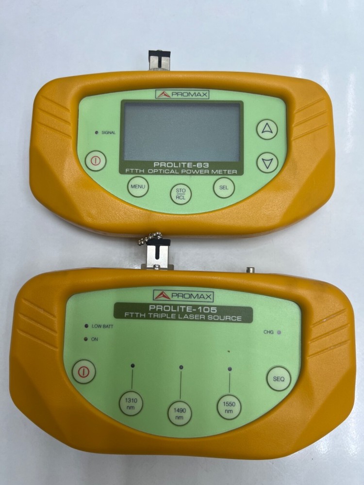 PROMAX PROLITE-63 , PL063AES11 FTTH Optical Power Meter Set
