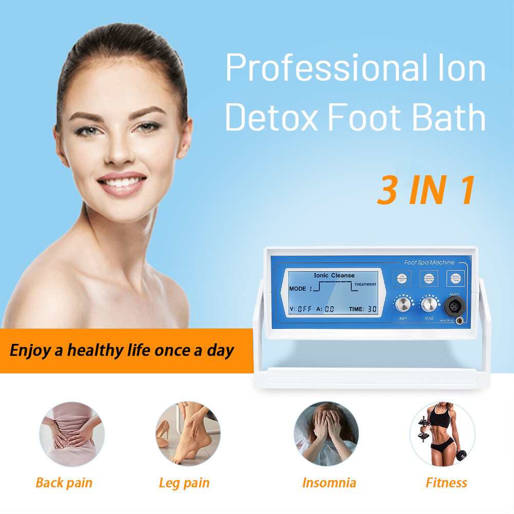 Ionic Detox Foot Spa Bath Machine Ion Cleanse for Home Use Massager Relief Pain
