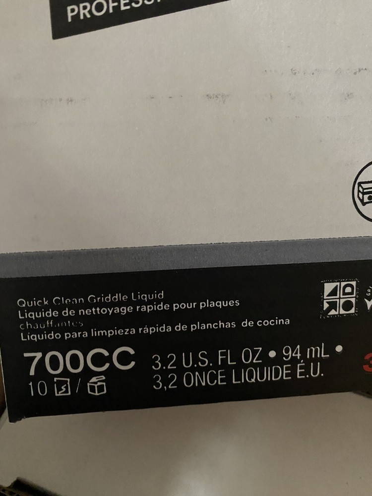 Scotch Brite 700 3M Professional Grade Quick Clean Griddle Liquid 10 Pack