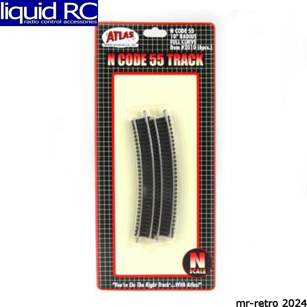 Atlas Trains 2010 N Code 55 10 Radius Curve 6