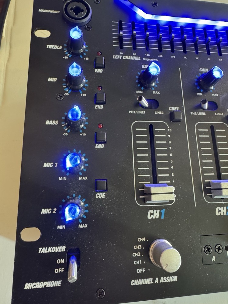 Pyle PYD1964B5 6-Channel Bluetooth DJ Mixer System