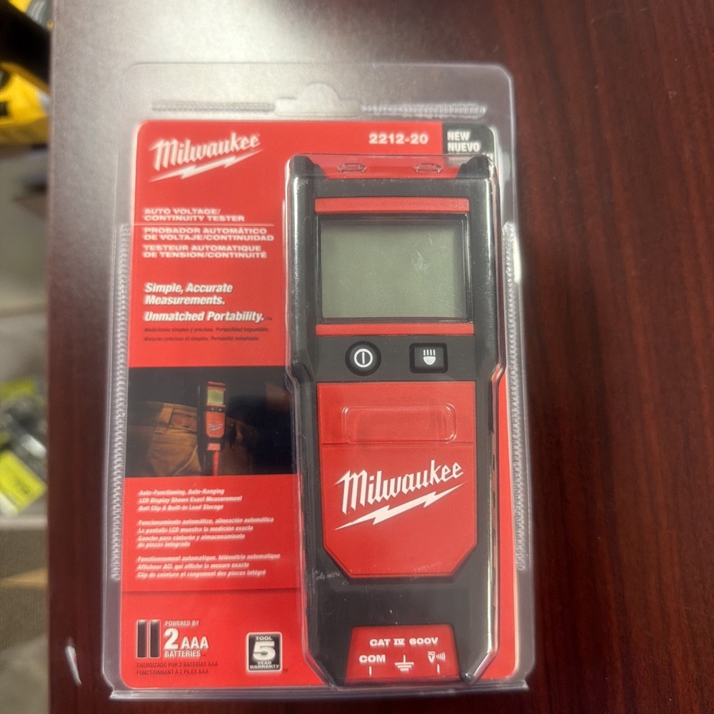 Milwaukee 2212-20 Auto Voltage/Continuity Tester