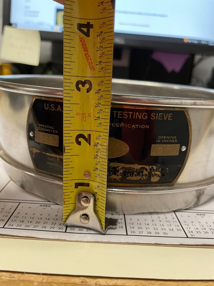 FISHER SCIENTIFIC U.S.A Standard Testing Sieve NO.50