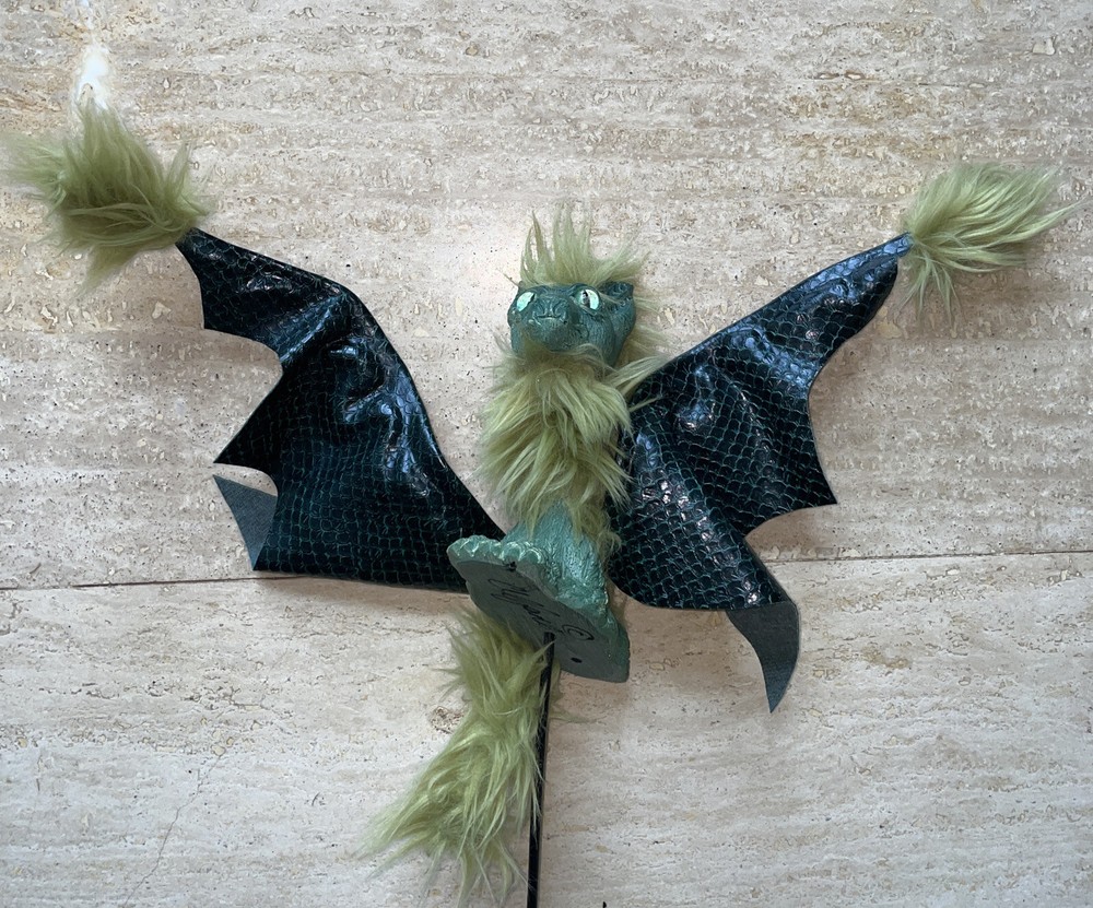 Rare Imaginarium/Alfaro Drabbit Winged Bat Cable Puppet Signed