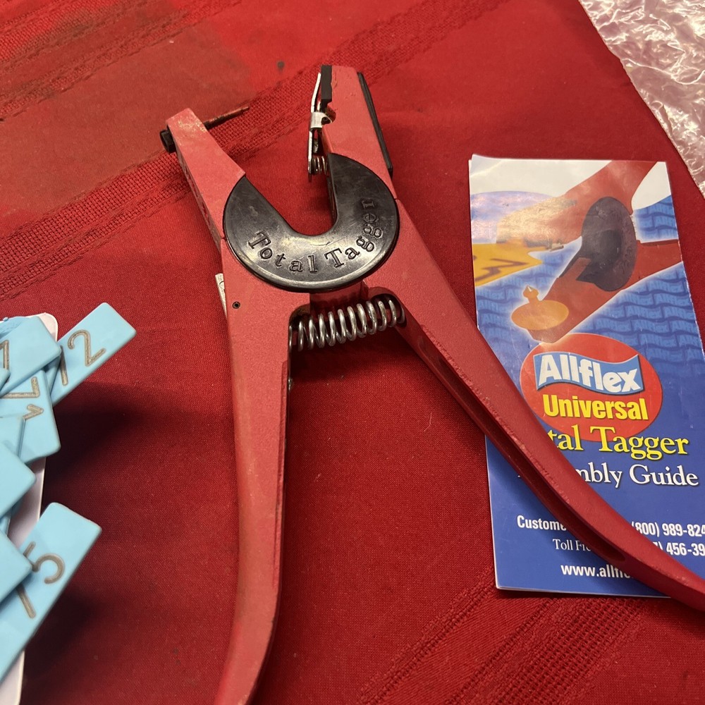 Allflex Total Tagger With Extra Points And Blue Tags