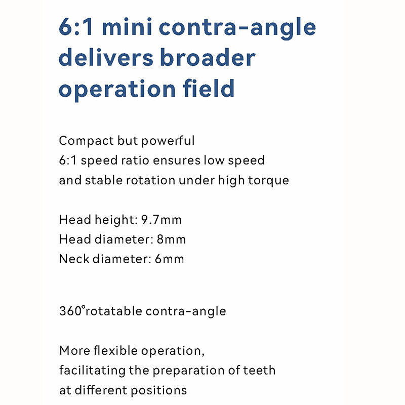 Woodpecker Dental Endo Free Brushless Endo Motor Apex Locator 6:1 Contra Angle