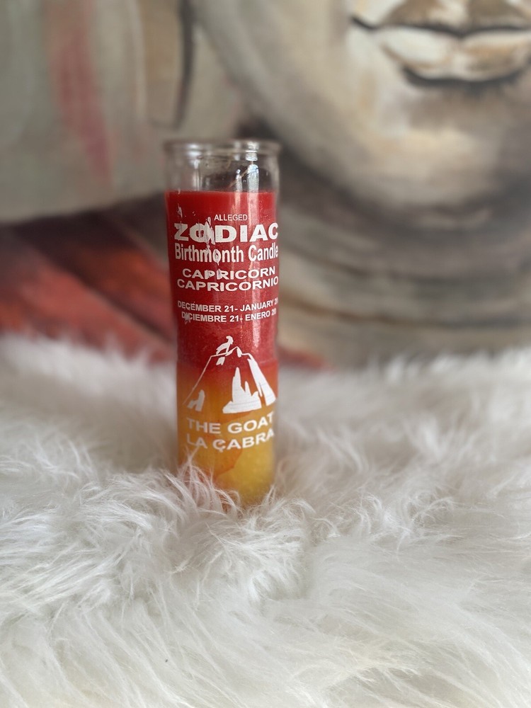 Capricorn zodiac candle