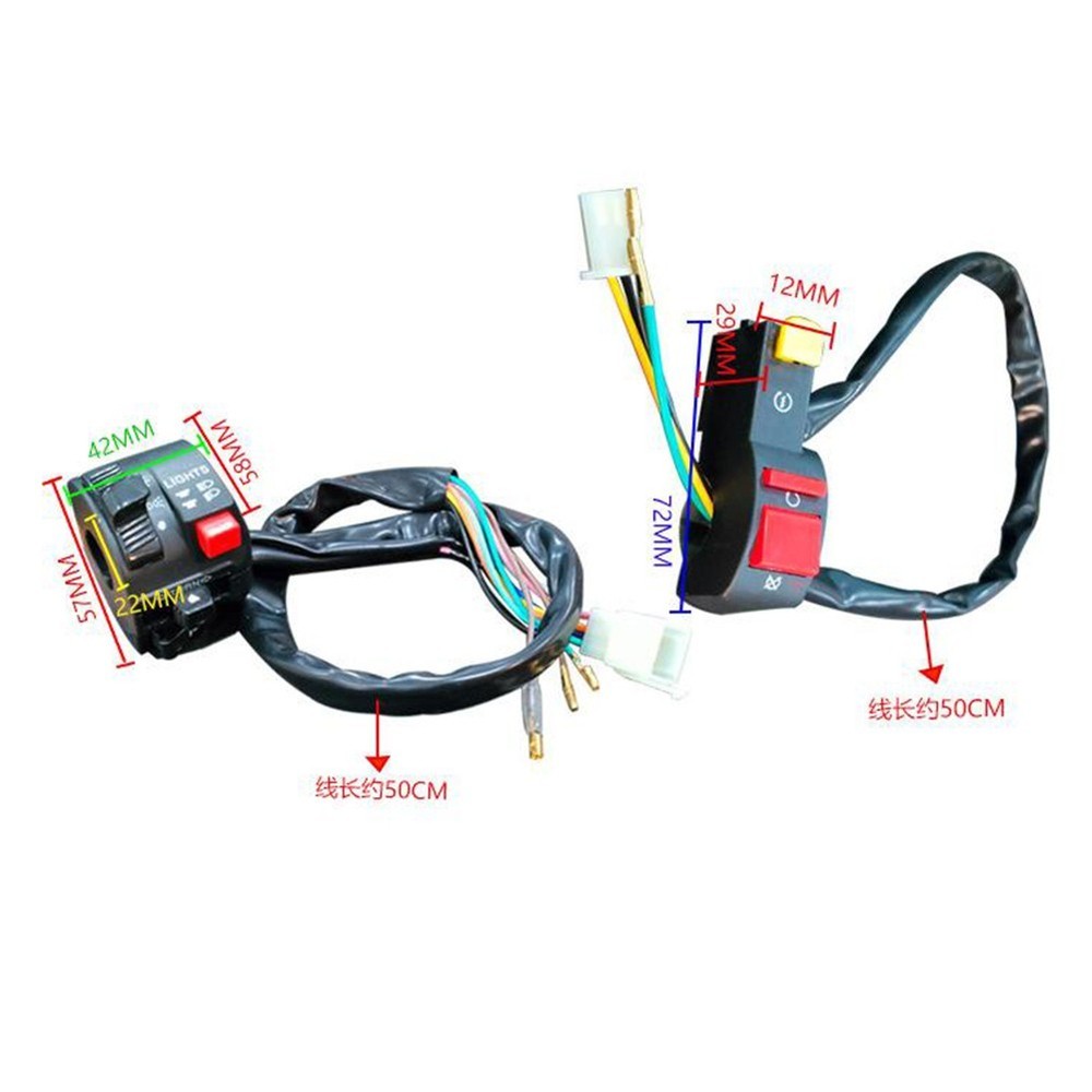 Motorcycle Switch Button for Electric Start Stop with High Compatibility