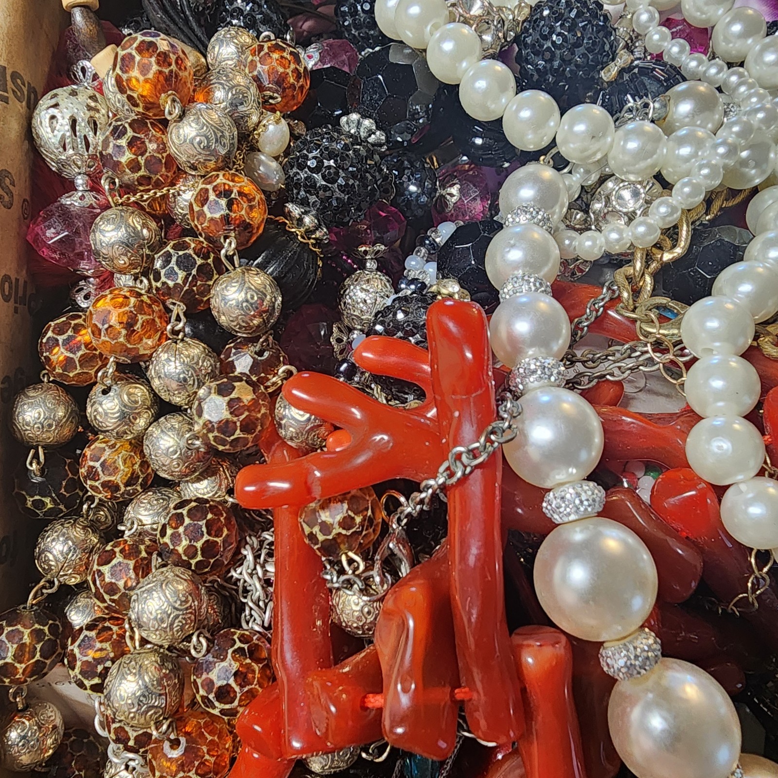 Medium Flat Rate Jewelry Lot Craft Junk Harvest FULL Kids Dress Up